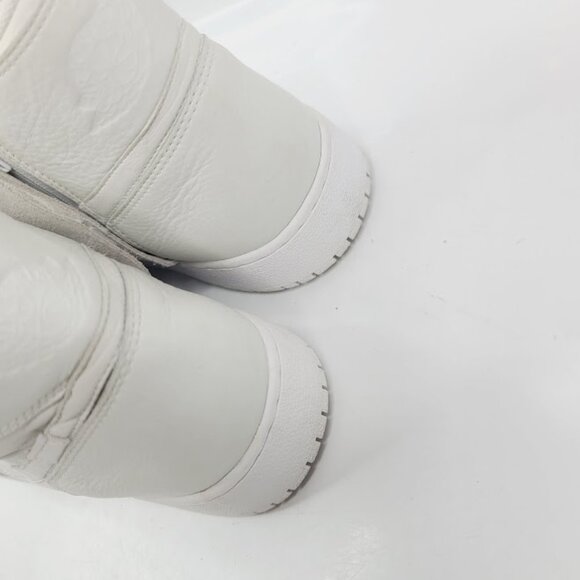 Jordan Women's White 1 Rebel A01530-100 Mid-Top Lace Up Athletic Sneaker Sz 10.5 - Picture 5 of 8
